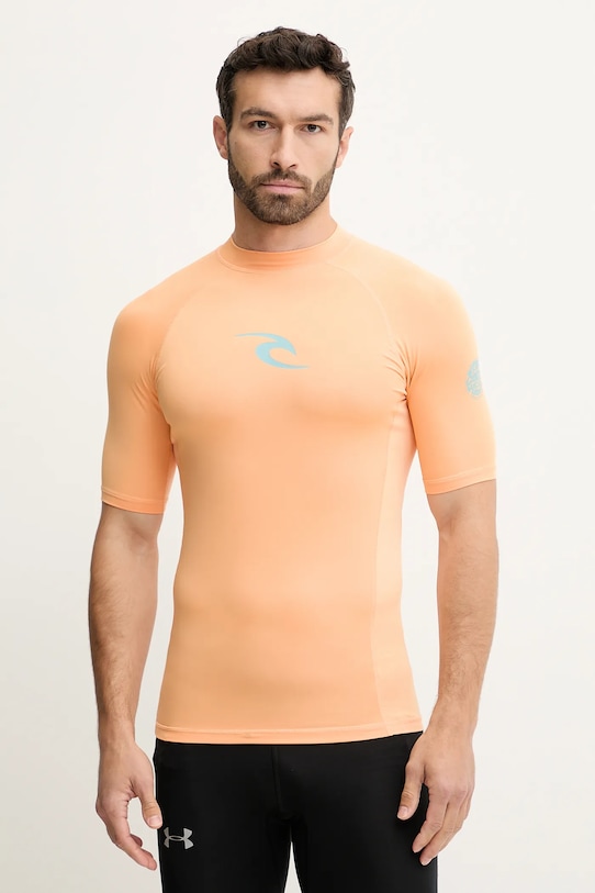 Rip Curl tricou de înot WAVES UPF portocaliu 142MRV