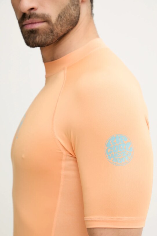 Îmbrăcăminte Rip Curl tricou de înot WAVES UPF 142MRV portocaliu