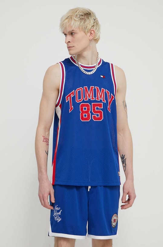 Tommy Jeans tricou Archive Games DM0DM19542 albastru SS24