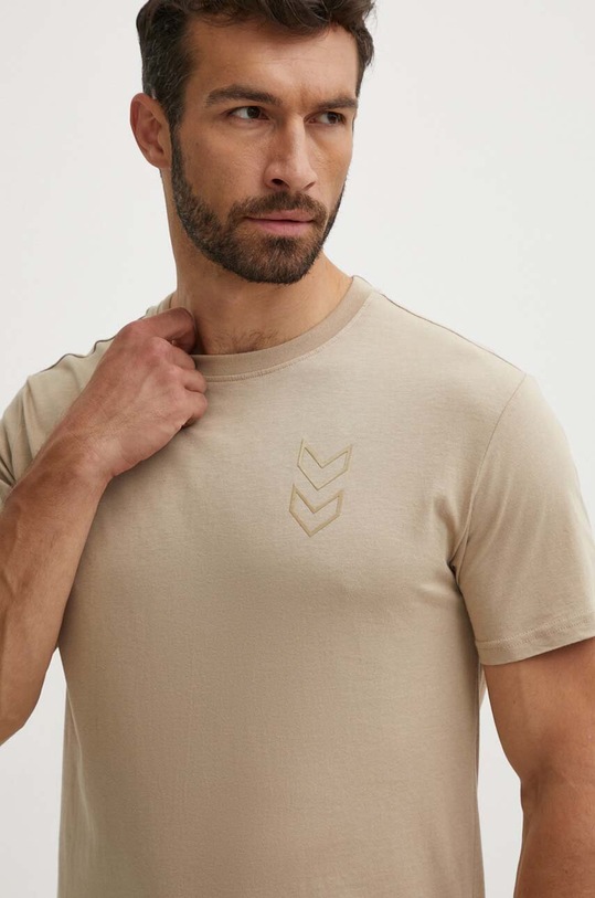 Odzież Hummel t-shirt Active 224499 beżowy