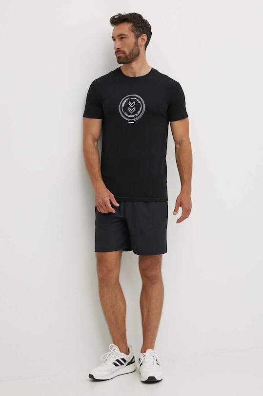 Hummel t-shirt Active Circle 224521 czarny SS24
