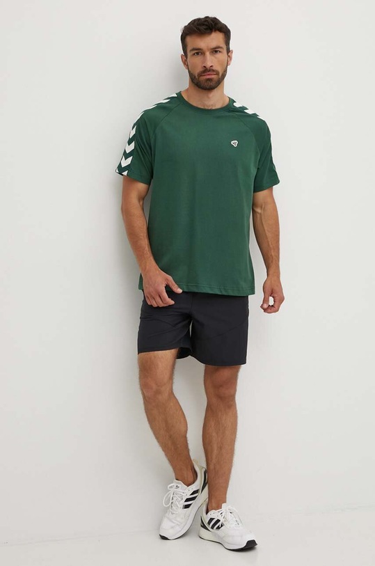 Hummel t-shirt Archive 225258 zielony SS25