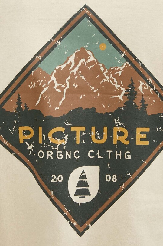 Pamučna majica Picture Usil MTS1104 bež