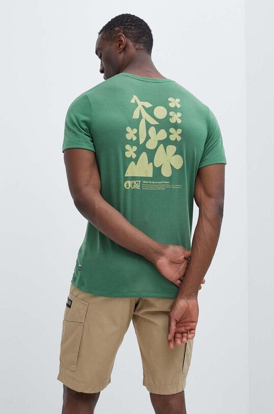 Picture tricou sport Timont Urban print verde MTS898
