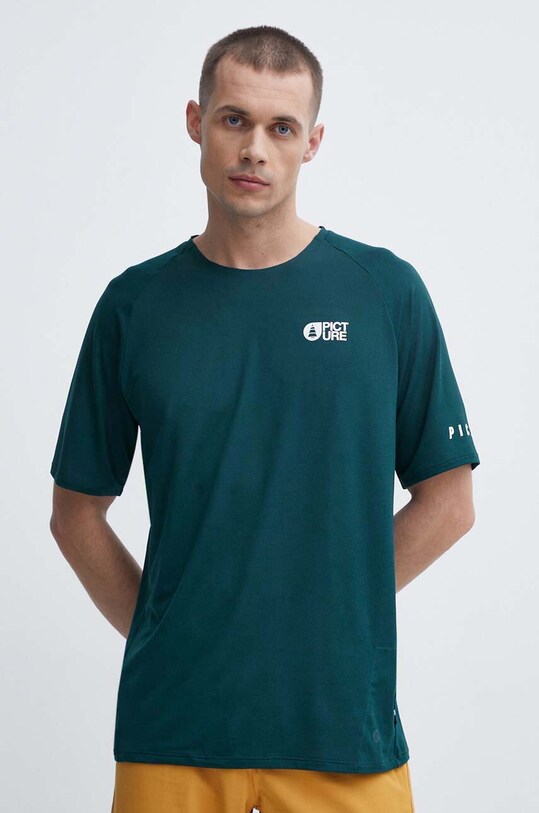 Спортивная футболка Picture Osborn regular бирюзовый MTS1077