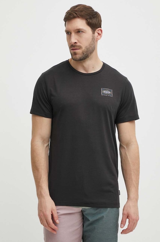 Picture tricou Maribo print negru MTS1132