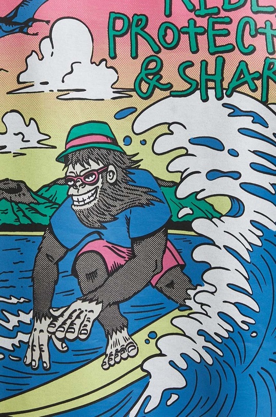 Picture t-shirt bawełniany Tsunami MTS1147 czarny