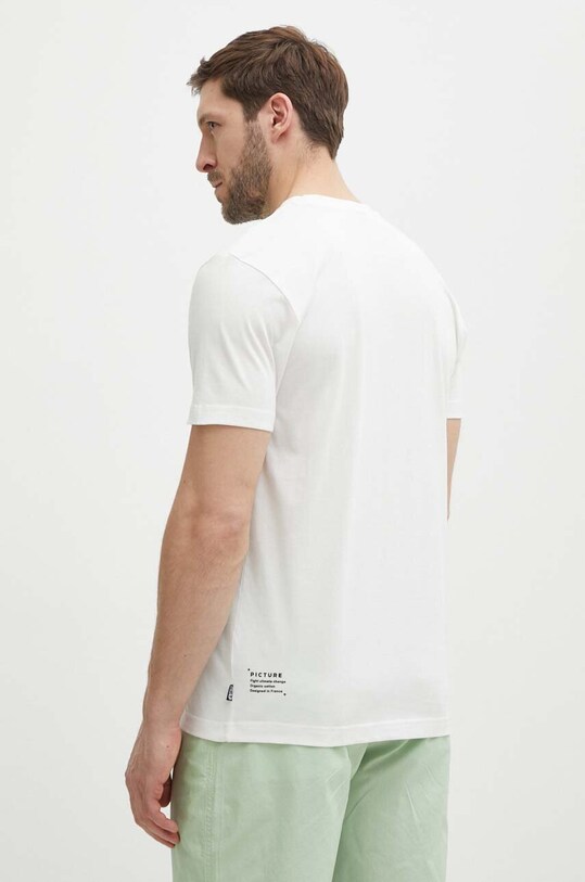 Odzież Picture t-shirt bawełniany Jecko MTS1139 biały