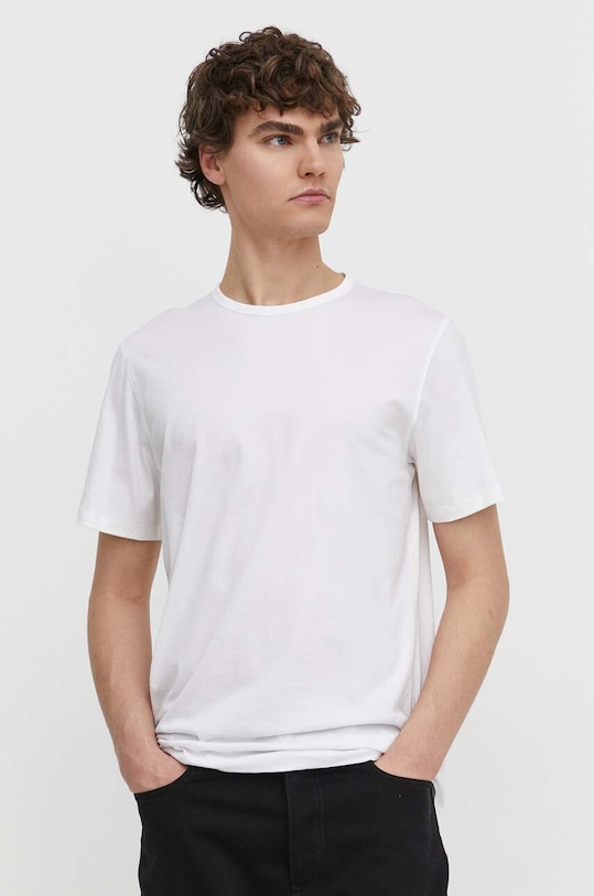 Theory t-shirt bawełniany biały J0194523