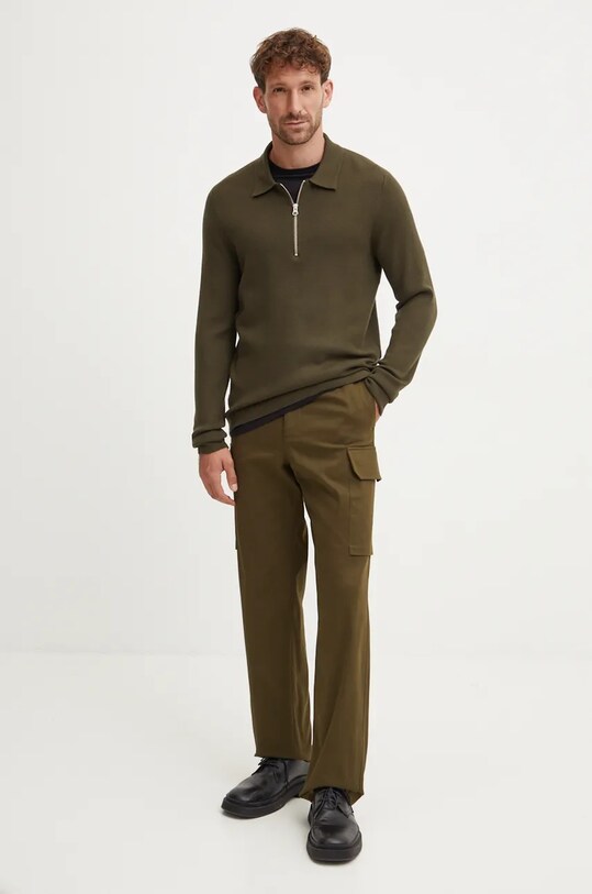 Бавовняна футболка Theory J0194523 чорний AW24