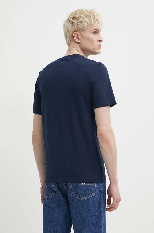 Odzież Timberland t-shirt bawełniany TB0A2C2RZ021 granatowy
