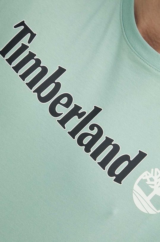 Timberland tricou din bumbac TB0A5UPQEW01 verde