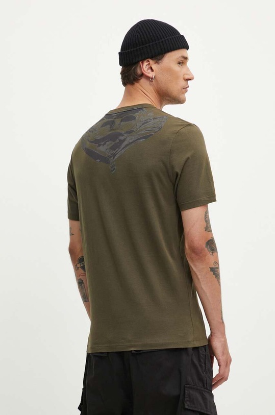C.P. Company t-shirt bawełniany Jersey Goggle bawełna zielony 16CMTS044A005100W