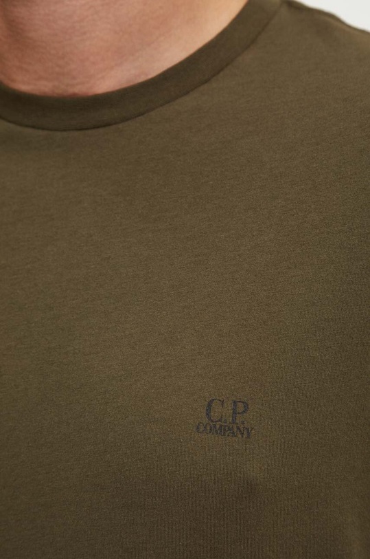 C.P. Company t-shirt bawełniany Jersey Goggle 16CMTS044A005100W zielony
