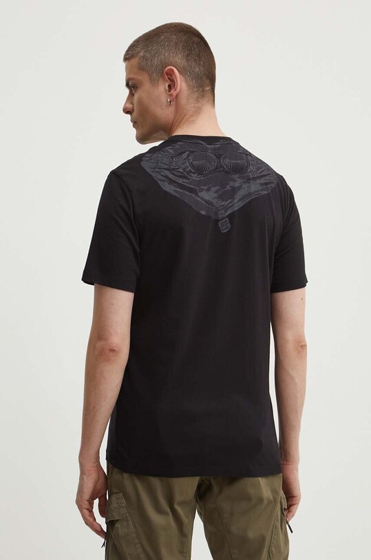 Odzież C.P. Company t-shirt bawełniany Jersey Goggle 16CMTS044A005100W czarny