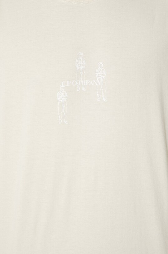 C.P. Company cotton t-shirt Jersey Relaxed Graphic beige 16CMTS143A006586W