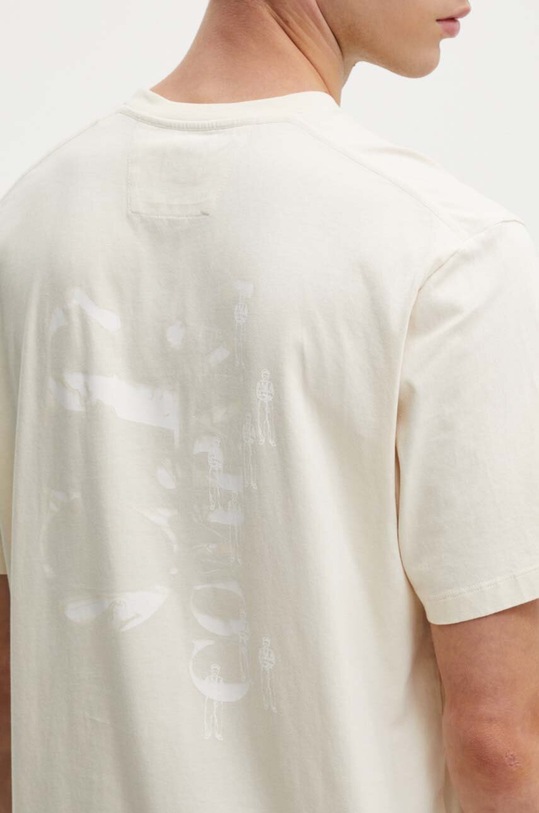 Βαμβακερό μπλουζάκι C.P. Company Jersey Relaxed Graphic 16CMTS143A006586W μπεζ