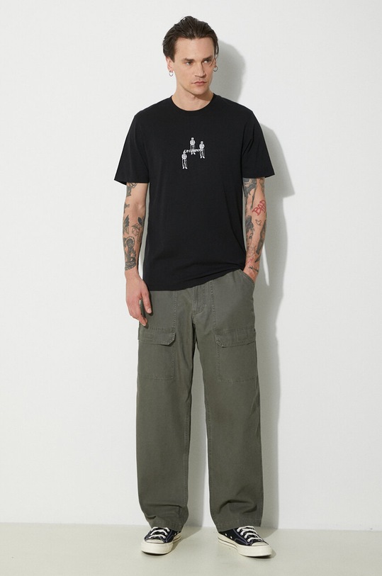 C.P. Company t-shirt in cotone Jersey Relaxed Graphic 16CMTS143A006586W nero SS24