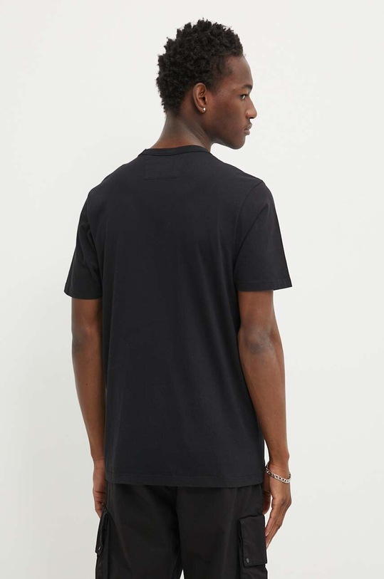 Одежда Хлопковая футболка C.P. Company Jersey Flap Pocket 16CMTS211A005697G чёрный