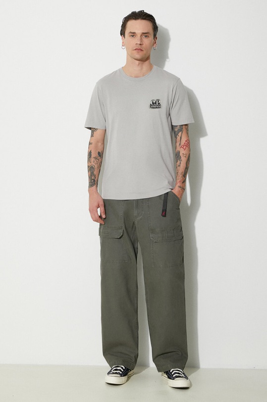 C.P. Company t-shirt in cotone Jersey Artisanal British Sailor 16CMTS286A005431G grigio SS24