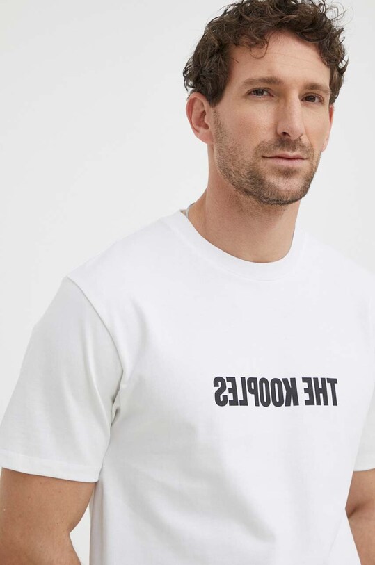Хлопковая футболка The Kooples белый HTSC28024K
