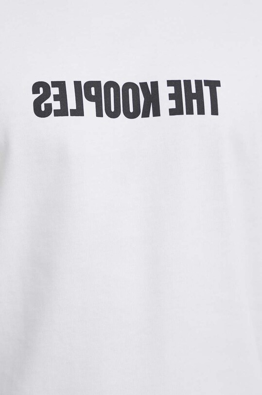 Хлопковая футболка The Kooples HTSC28024K белый