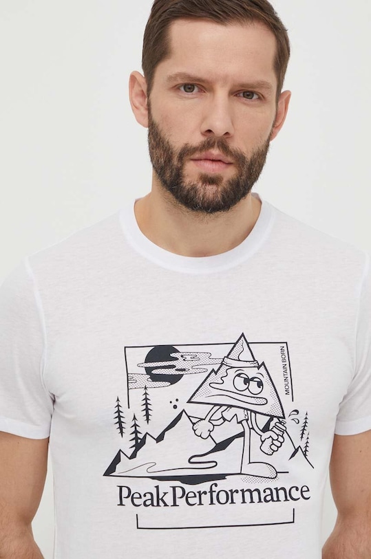 Peak Performance tricou alb G79744