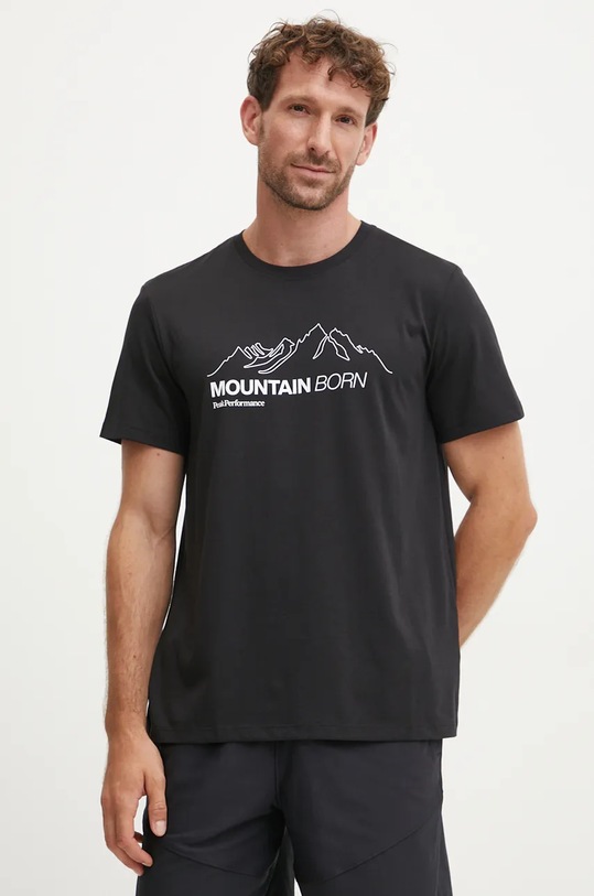 Peak Performance tricou negru G79744