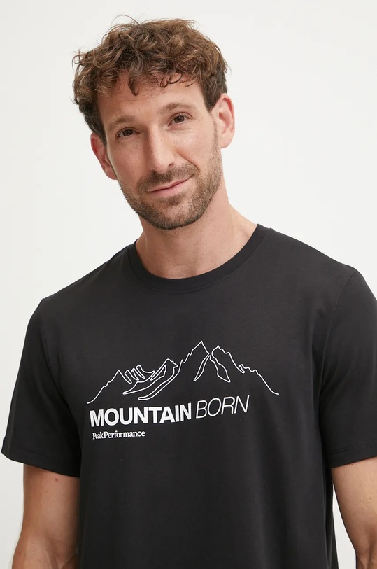 Peak Performance tricou negru G79744