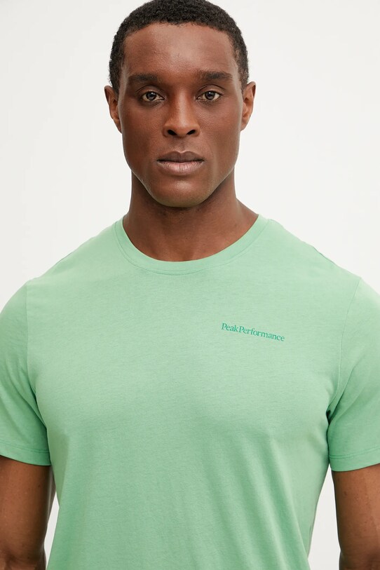Peak Performance tricou verde G79545