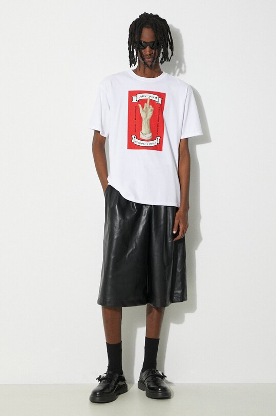 Undercover t-shirt in cotone Tee UC1D3810 bianco SS24