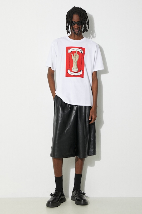 Хлопковая футболка Undercover Tee UC1D3810 белый SS24