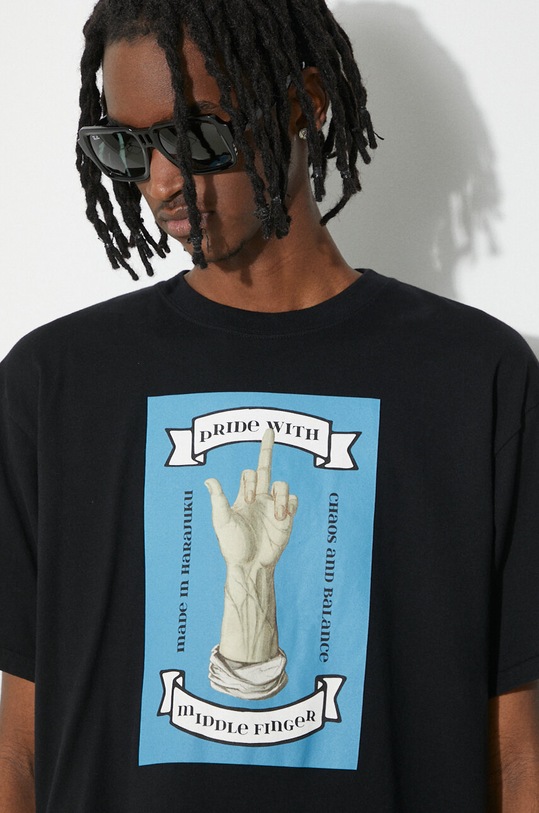 Undercover t-shirt bawełniany Tee UC1D3810 czarny