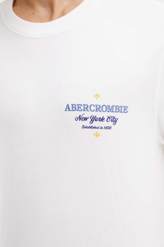 Abercrombie & Fitch t-shirt in cotone KI123.3317.100 bianco