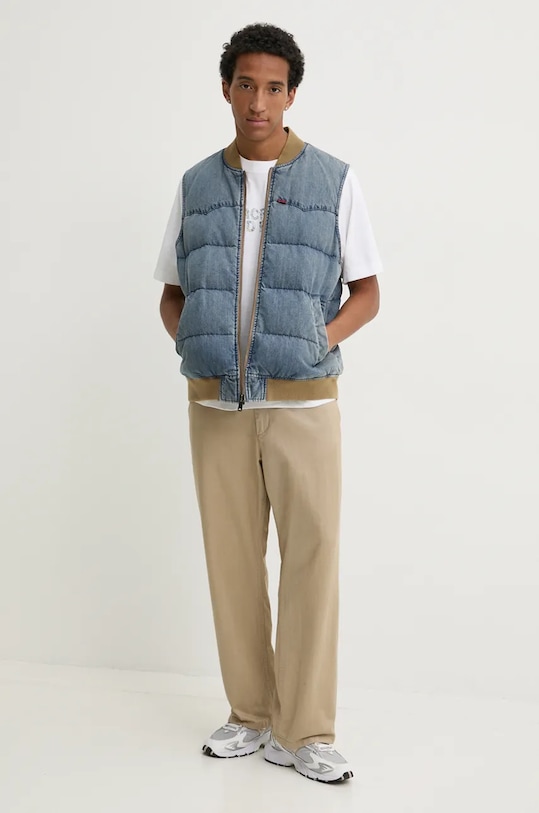 Bavlněné tričko Abercrombie & Fitch KI123.3319.100 bílá SS24