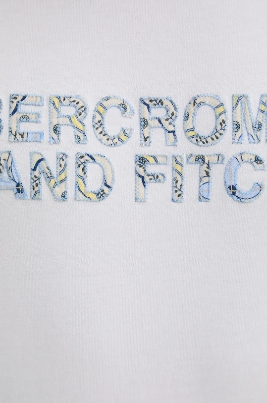 Bavlněné tričko Abercrombie & Fitch KI123.3319.100 bílá
