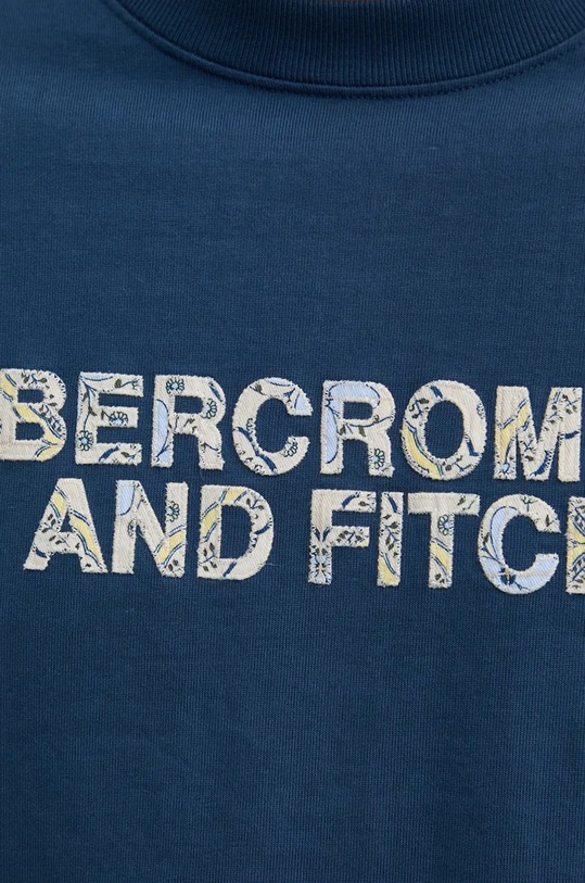 Bavlněné tričko Abercrombie & Fitch KI123.3319.200 modrá