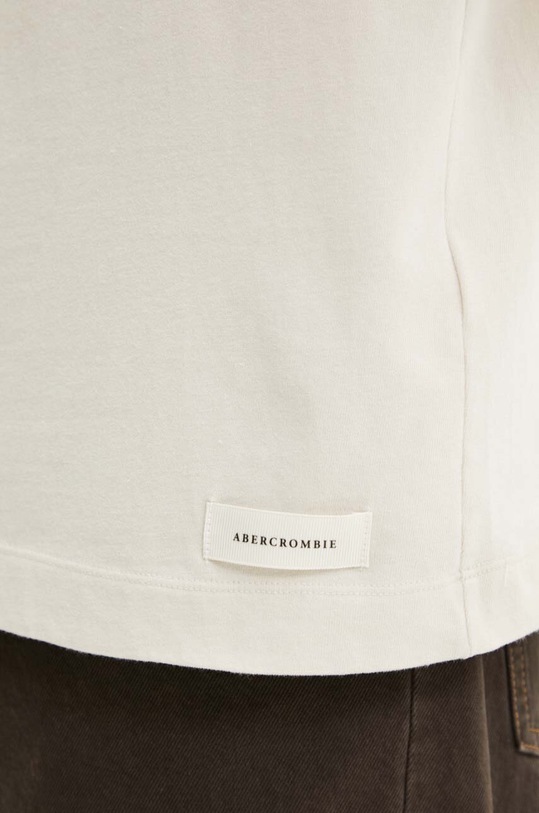 Abercrombie & Fitch tricou din bumbac KI124.4270.150 bej