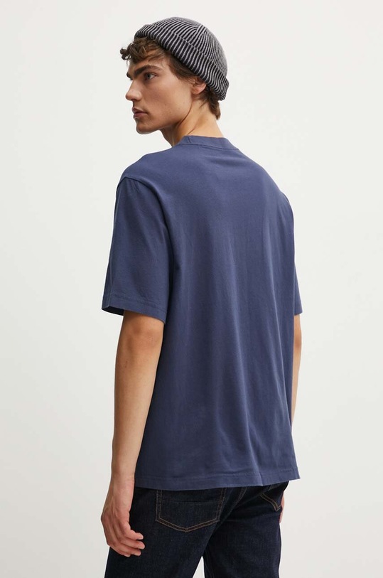 Oblečení Bavlněné tričko Abercrombie & Fitch KI124.4272.200 námořnická modř