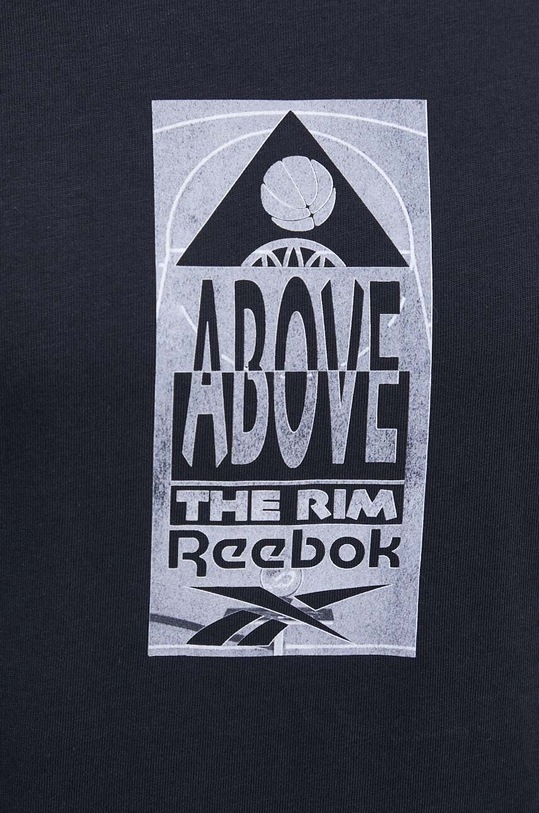 Reebok Classic t-shirt bawełniany Basketball 100075504 czarny