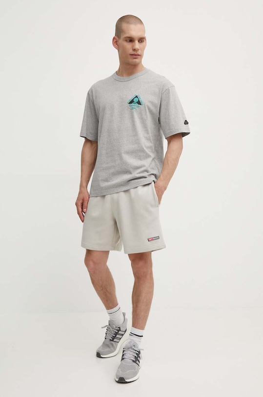 Βαμβακερό μπλουζάκι Reebok Classic Basketball 100075810 γκρί SS24