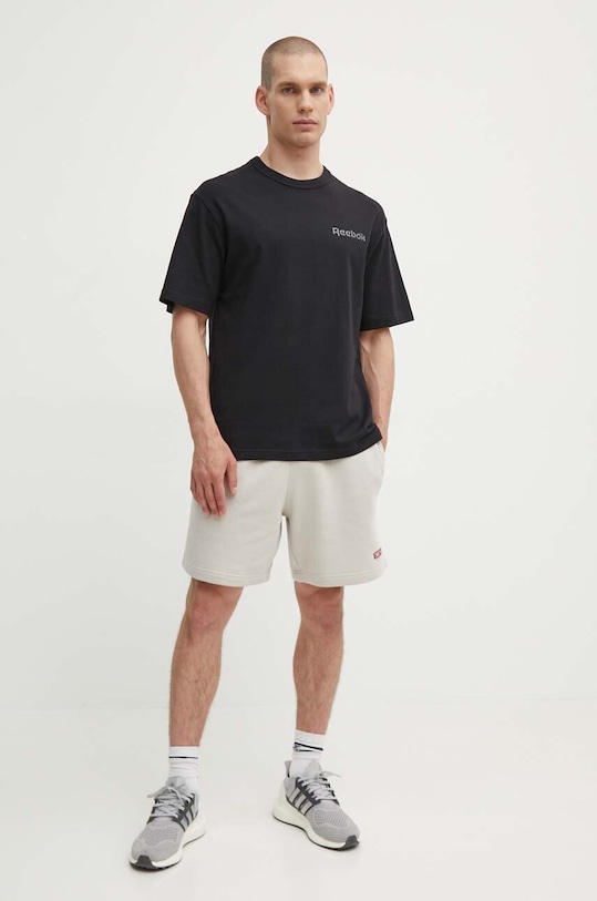 Reebok Classic tricou din bumbac Basketball 100075806 negru SS24