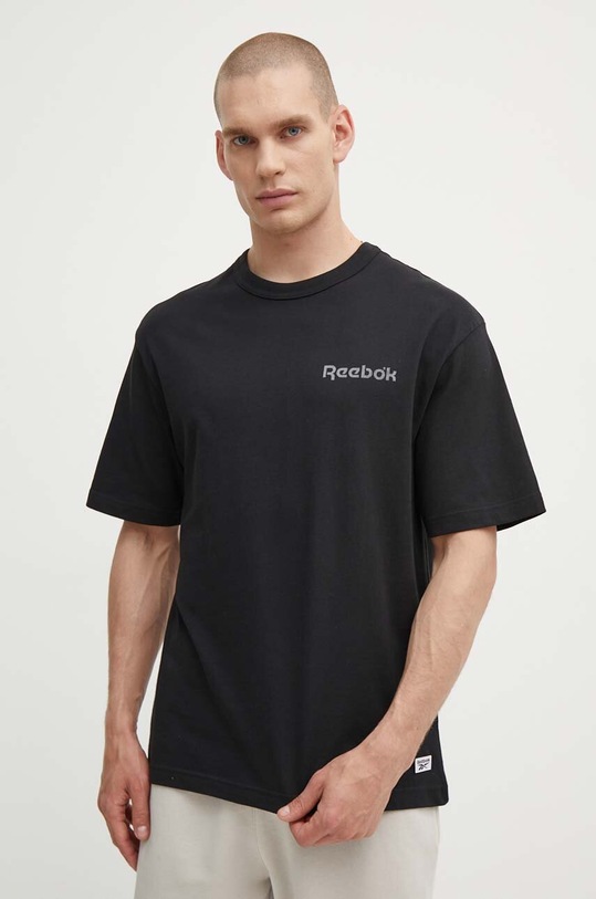 Îmbrăcăminte Reebok Classic tricou din bumbac Basketball 100075806 negru