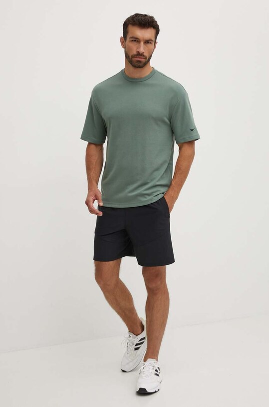 Reebok tricou Active Collective 100075747 verde SS24