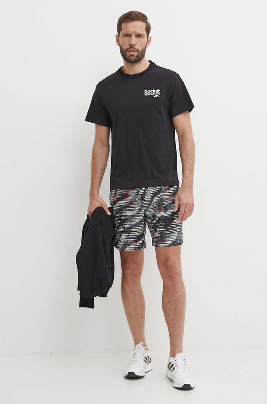 Хлопковая футболка Reebok Brand Proud 100076383 чёрный AW24