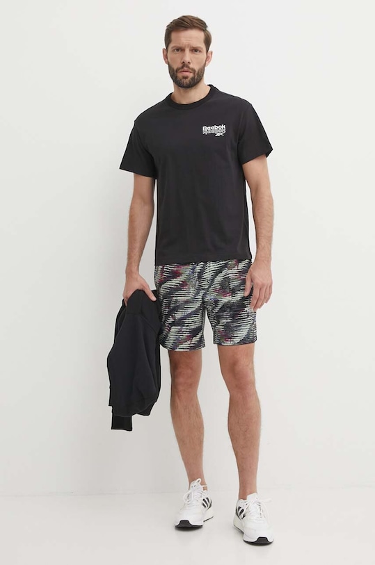 Хлопковая футболка Reebok Brand Proud 100076383 чёрный AW24