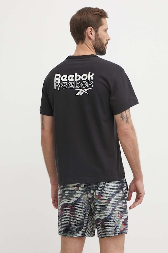 Одежда Хлопковая футболка Reebok Brand Proud 100076383 чёрный