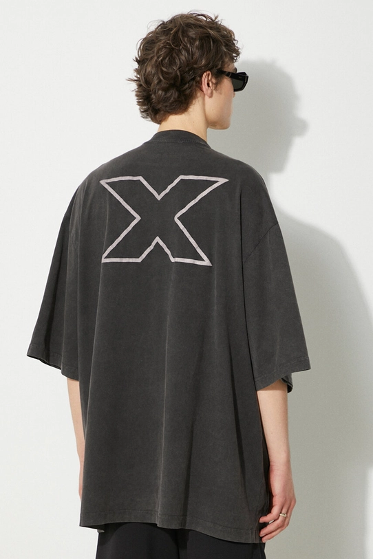 Clothing 032C cotton t-shirt 'X' Layered T-Shirt SS24.C.1055 black