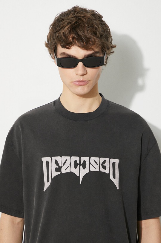 032C cotton t-shirt 'Psychic' American-Cut T-Shirt black SS24.C.1000