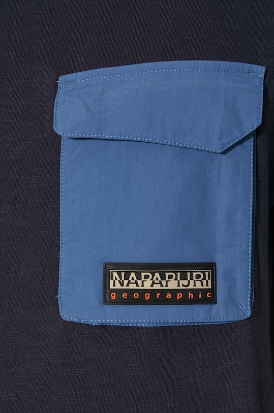 Хлопковая футболка Napapijri S-Tepees NP0A4HQJ1761